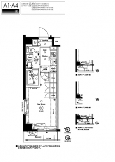 アクサス西馬込アジールコートの間取り図