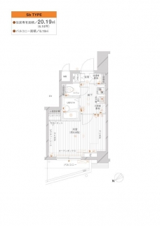 メインステージ赤塚の間取り図