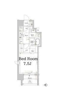 アクサス西大島Sta.の間取り図
