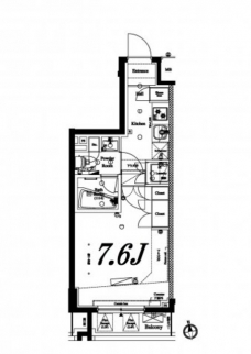 アクサス桜上水アジールコートの間取り図