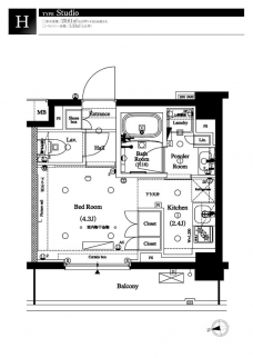 アークマーク品川中延Sta.の間取り図