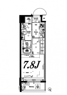 アクサス池袋レジデンスの間取り図