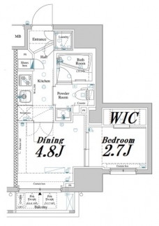 アクサス駒込アジールコートの間取り図