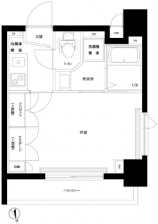 ルーブル大塚参番館の間取り図