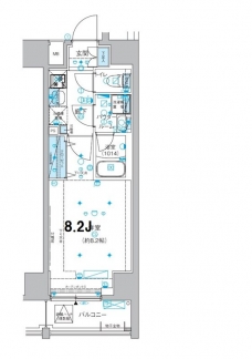 メインステージ両国IIIの間取り図