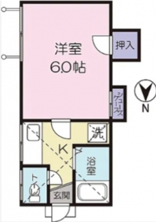 T.フラッツの間取り図