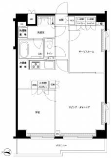 ルーブル下赤塚の間取り図