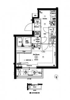アークマーク大森町の間取り図