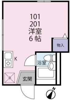 ジュネス大森の間取り図
