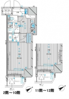 メインステージ吉祥寺の間取り図