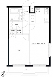 ルーブル新宿西落合伍番館の間取り図