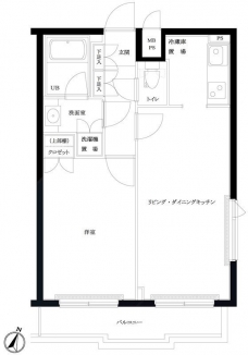 ルーブル新宿西落合伍番館の間取り図