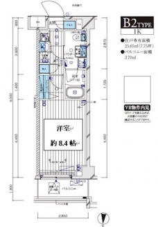 メインステージ本蓮沼の間取り図