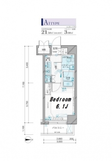 メインステージ錦糸町の間取り図