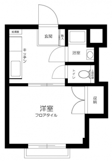 中野富士見スカイマンションの間取り図