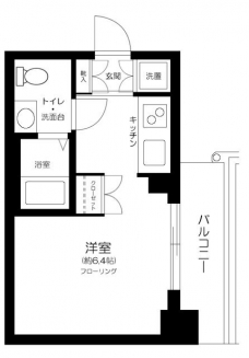 セントパレス池袋の間取り図