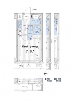 メインステージ府中中河原駅前の間取り図