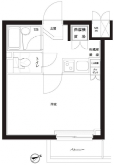 ルーブル南馬込弐番館の間取り図