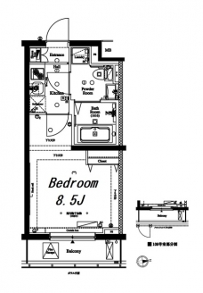 アークマーク中野鷺宮の間取り図