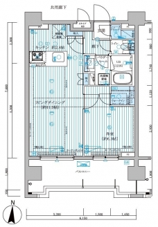 メインステージ菊川の間取り図