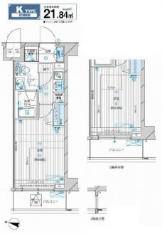 メインステージ高円寺の間取り図