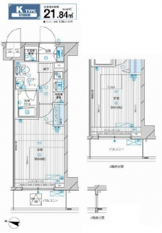 メインステージ高円寺の間取り図