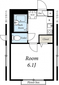 アルシオンハイツ葛西の間取り図