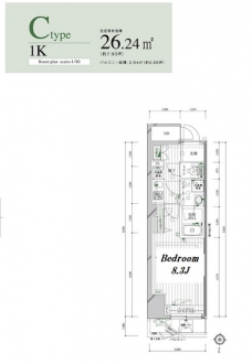 ランドステージ日暮里の間取り図