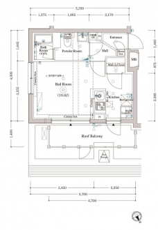 アークマーク東中野の間取り図