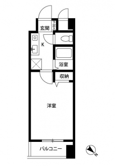 プレール三田の間取り図