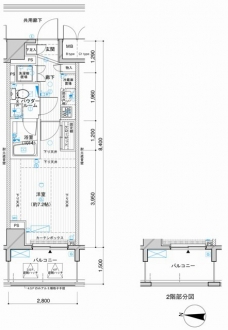 メインステージ押上IVの間取り図