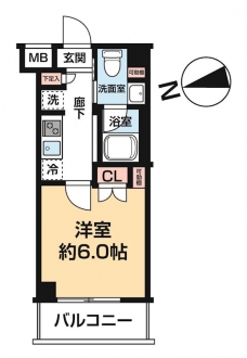 ＡＺＥＳＴ川口の間取り図