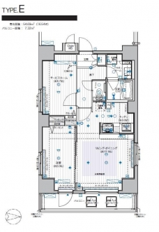 メインステージ蔵前IIの間取り図