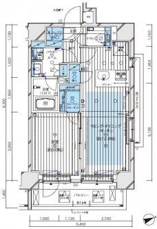 メインステージ北千住VIの間取り図