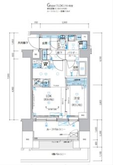 メインステージ浮間舟渡の間取り図