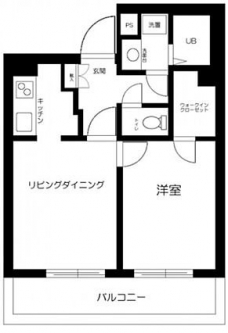 ザ・ハウス中野坂上の間取り図
