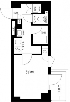 ルーブル東蒲田七番館の間取り図