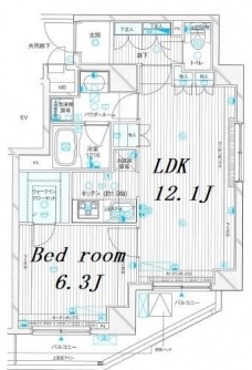 メインステージ西蒲田の間取り図