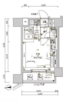 メインステージ南砂町IIの間取り図