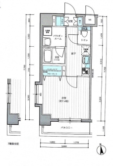 メインステージ西葛西IIの間取り図