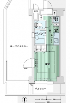 メインステージ蓮沼の間取り図