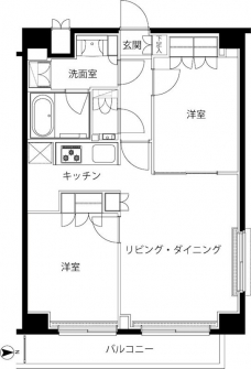 ルーブル下赤塚の間取り図