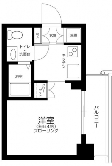 セントパレス池袋の間取り図