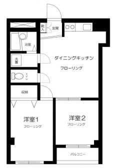 ロングアイランドガーデンの間取り図