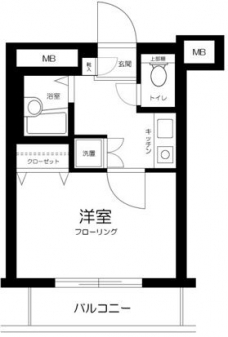 シンシア蒲田ステーションプラザの間取り図