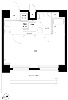 ルーブル早稲田の間取り図