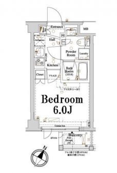 アクサス品川レジデンスの間取り図