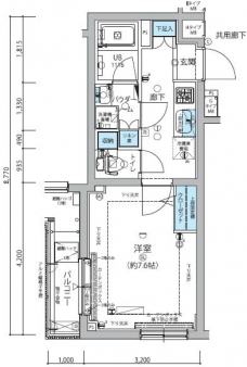 メインステージ信濃町の間取り図