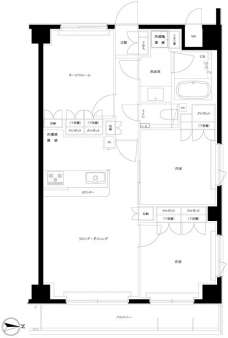 エルデンシア南大泉の間取り図