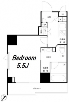 ルーブル大塚伍番館の間取り図
